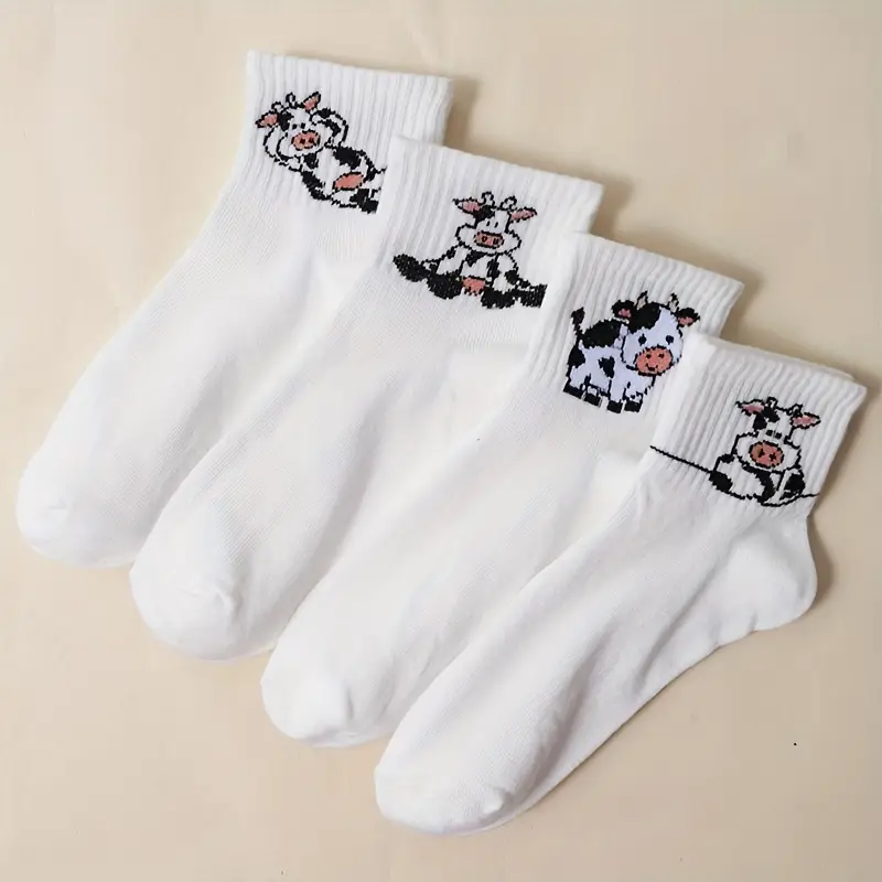 Cute Farm Animal Ladies Ankle Socks Gift Set