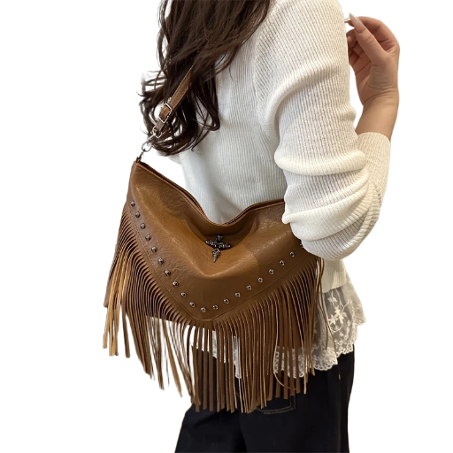  Fringe Shoulder Bag