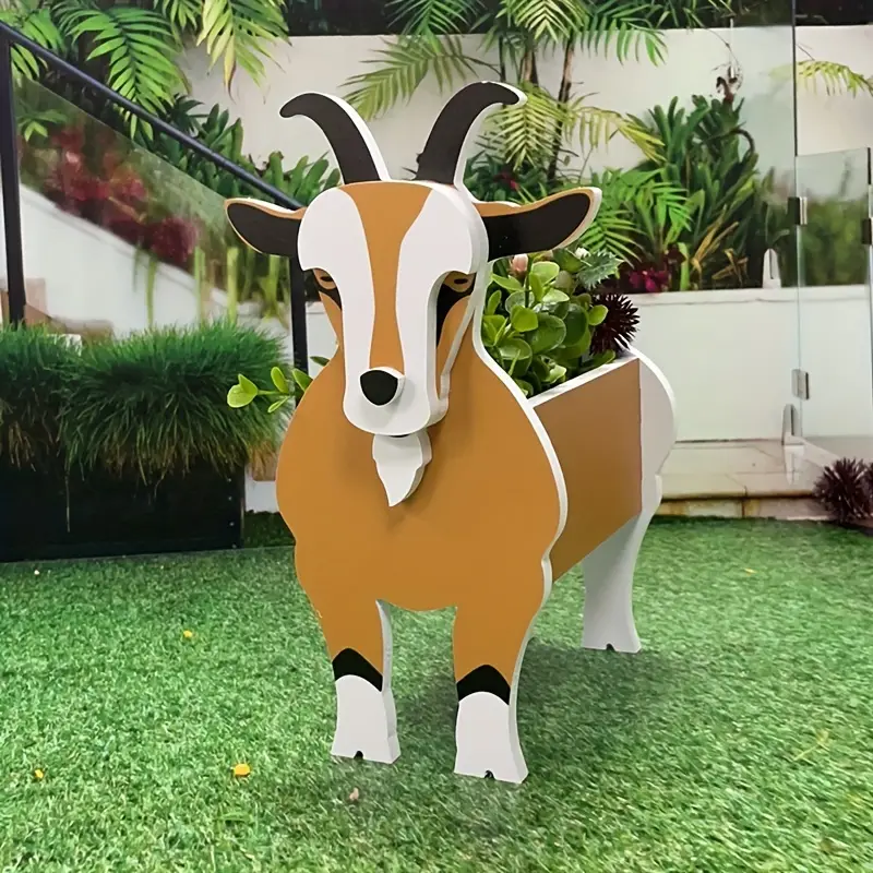 Animal Shaped Timber Planter 
