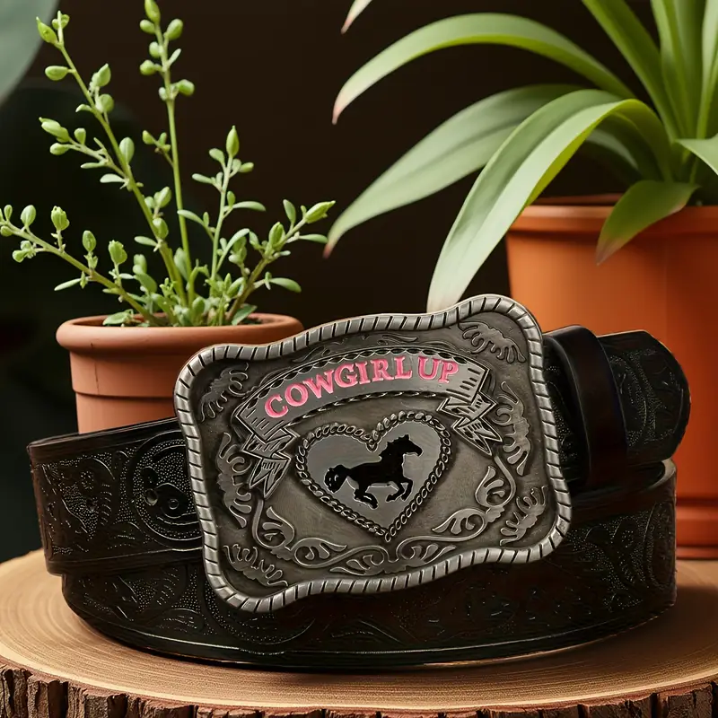 Cowgirl Up Western Belt