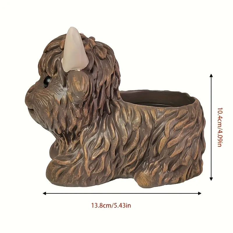 Cow Decorative Pot Plant 