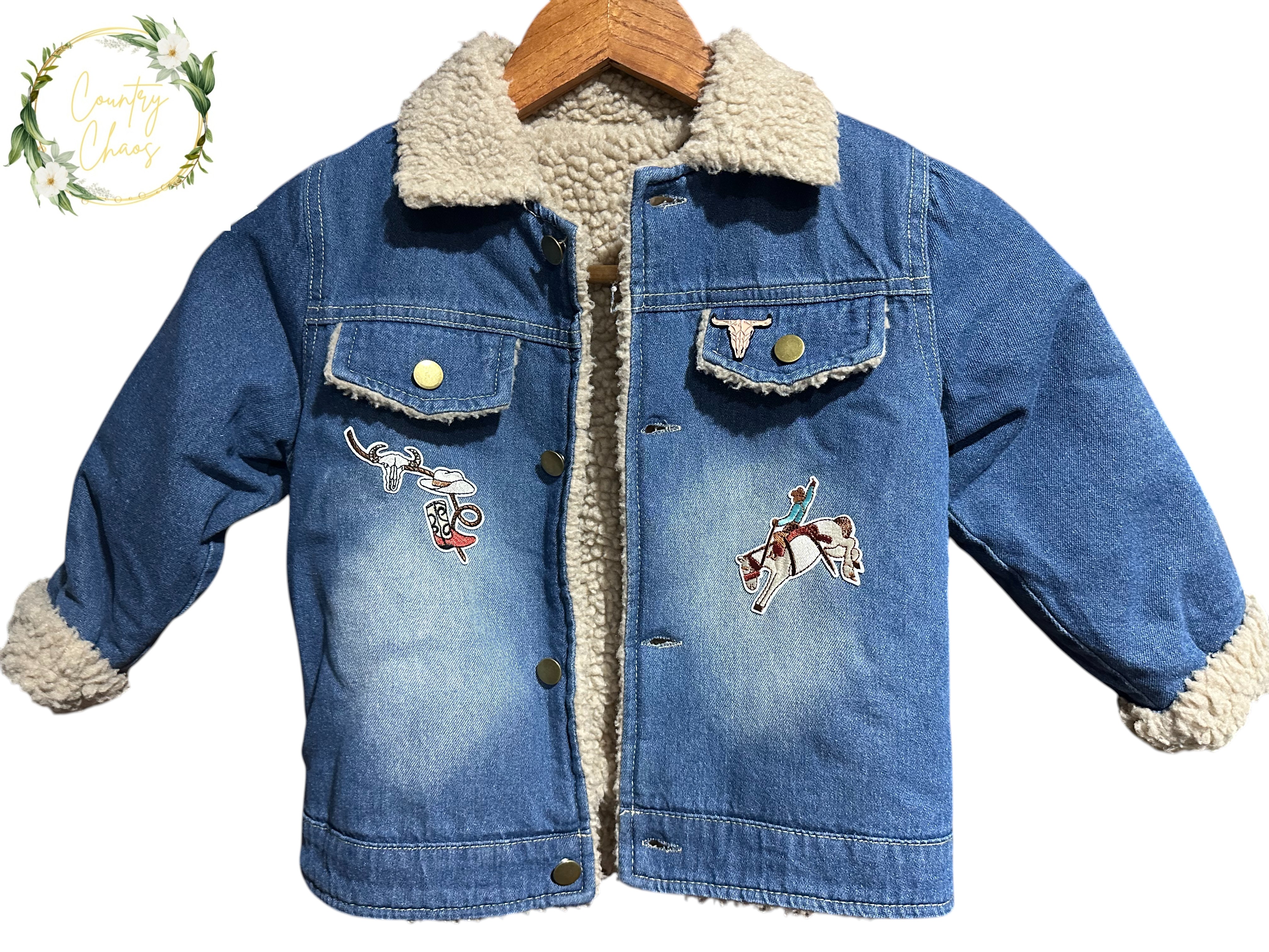 Boys Country Lined Denim Jacket