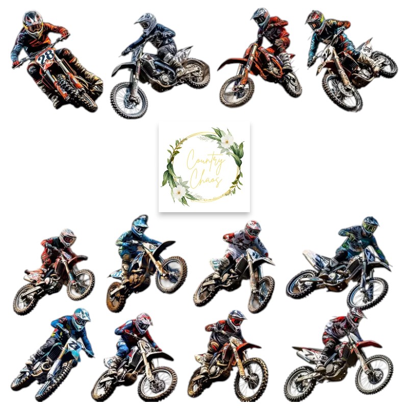 Dirt Bike Tree Decorations 