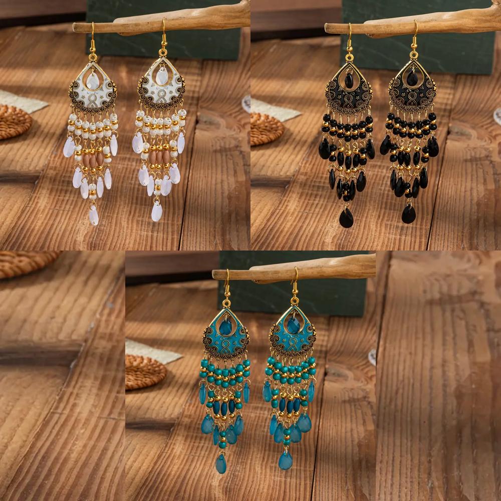 Bohemian Multilayer Dangle Earrings