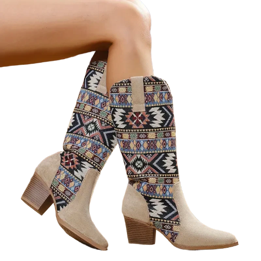 Women's Bohemian Patterned Boots