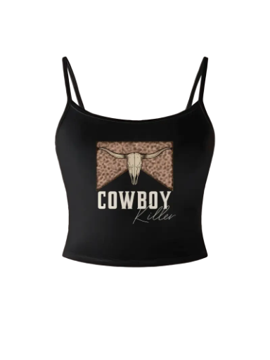 Ladies Cowboy Killer Crop Singlet