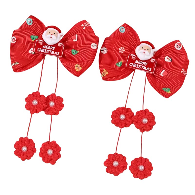 Christmas Themed Decorative Kids Hair Clips