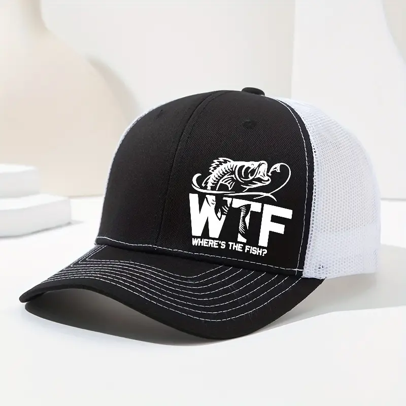 WTF Fishing Trucker Cap