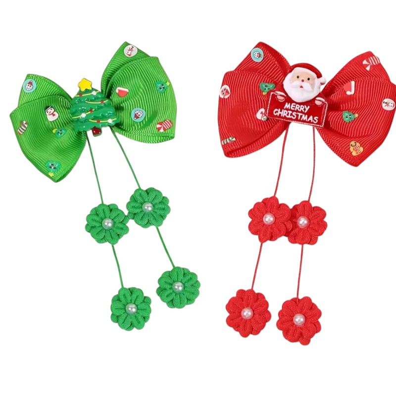 Christmas Themed Decorative Kids Hair Clips