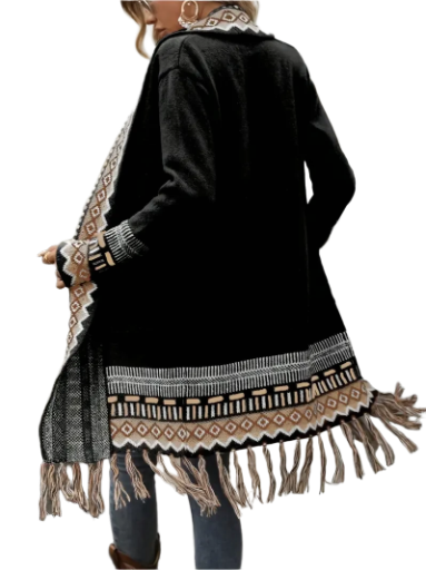 Bohemian Fringe Cardigan