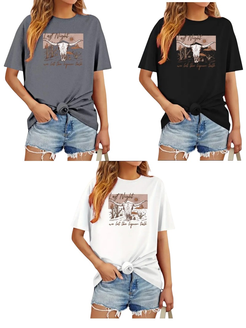 Women's Graphic Casual T-Shirt