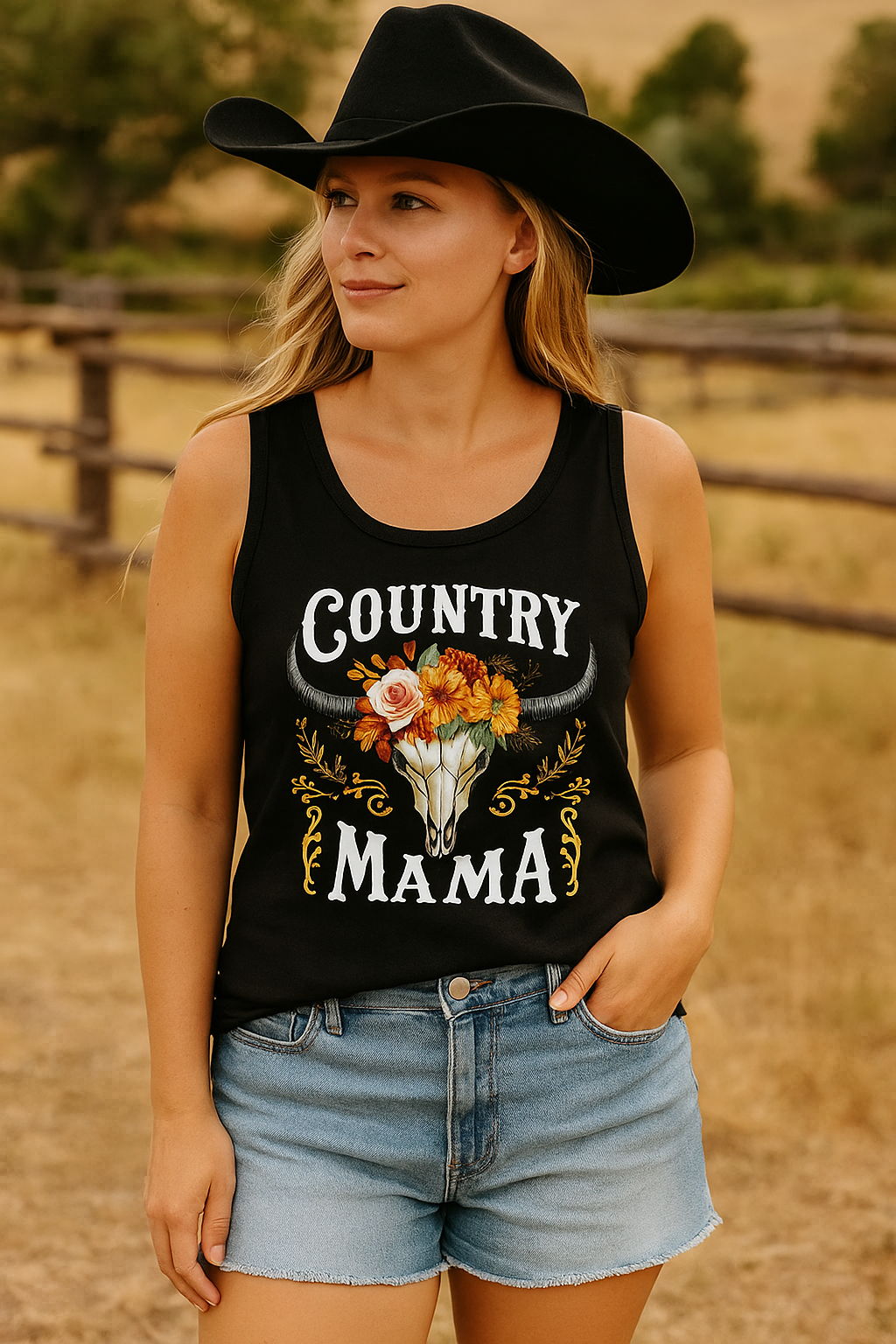 Country Mama Tank Top