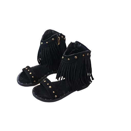 Girls Fringe Gladiator Sandals