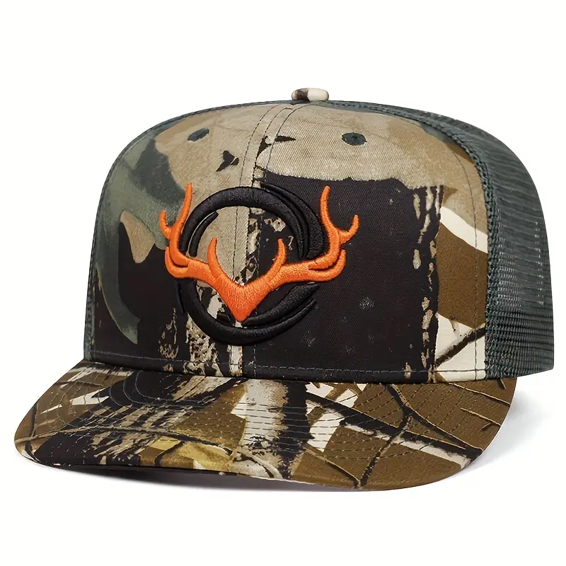 Camouflage Mesh Snapback Hat