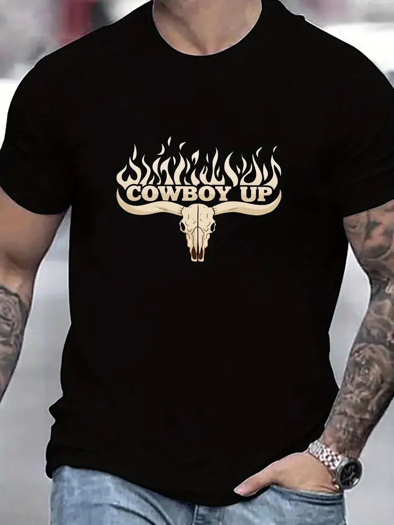 Cowboy Up Graphic T-Shirt