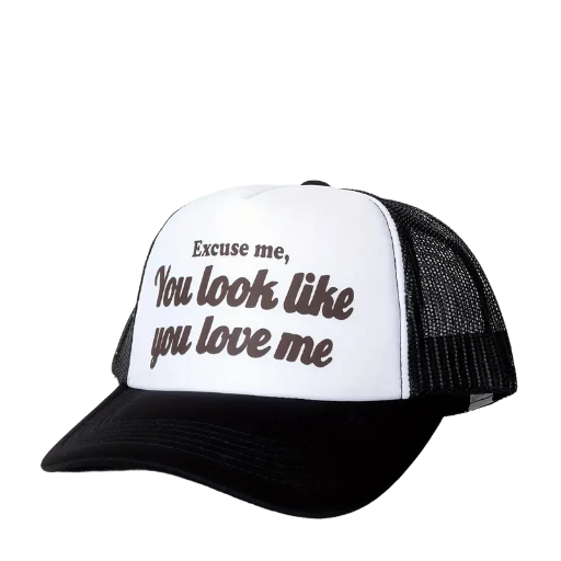 Black and White Trucker Hat