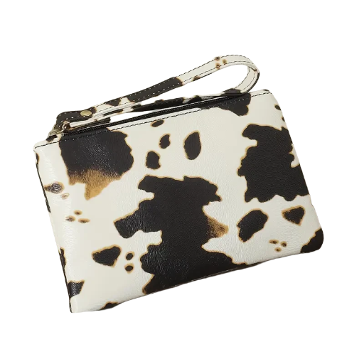 Cow Print Pouch