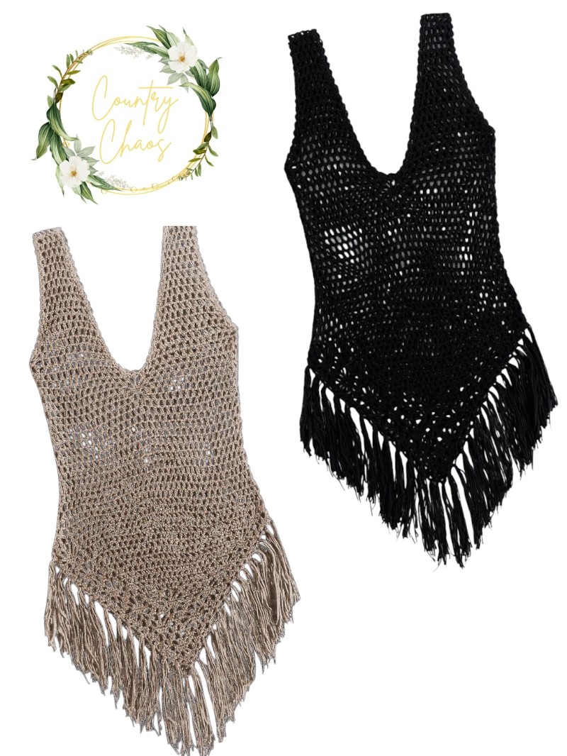 Crochet Fringe Cover-Up