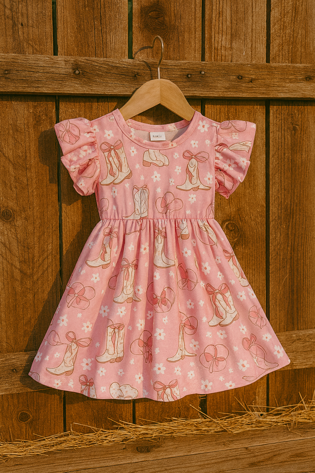Pink Cowgirl Summer Dress