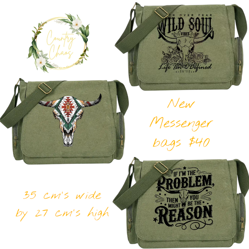 Country Style Messenger Bags
