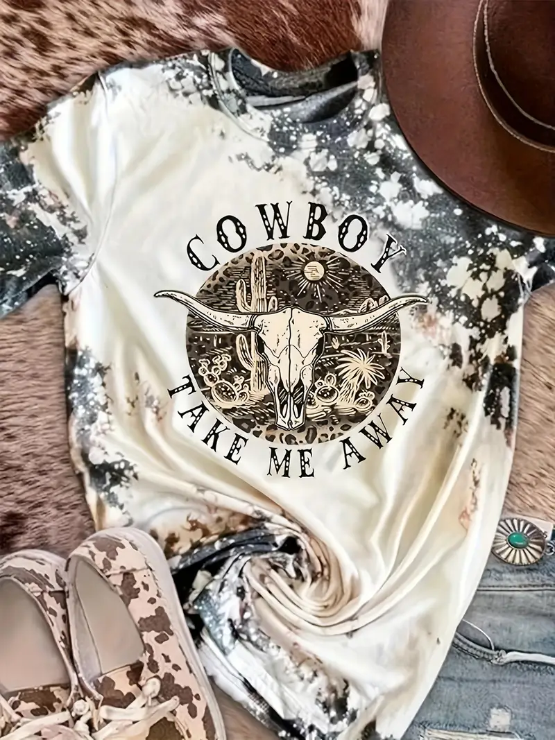 Cowboy Take Me Away Graphic T-shirt