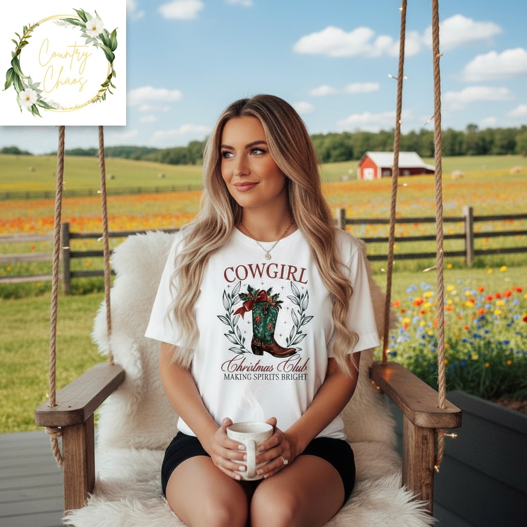 Cowgirl Christmas T-Shirt