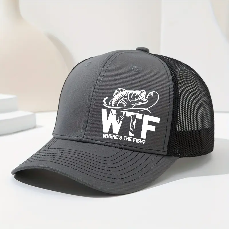WTF Fishing Trucker Cap