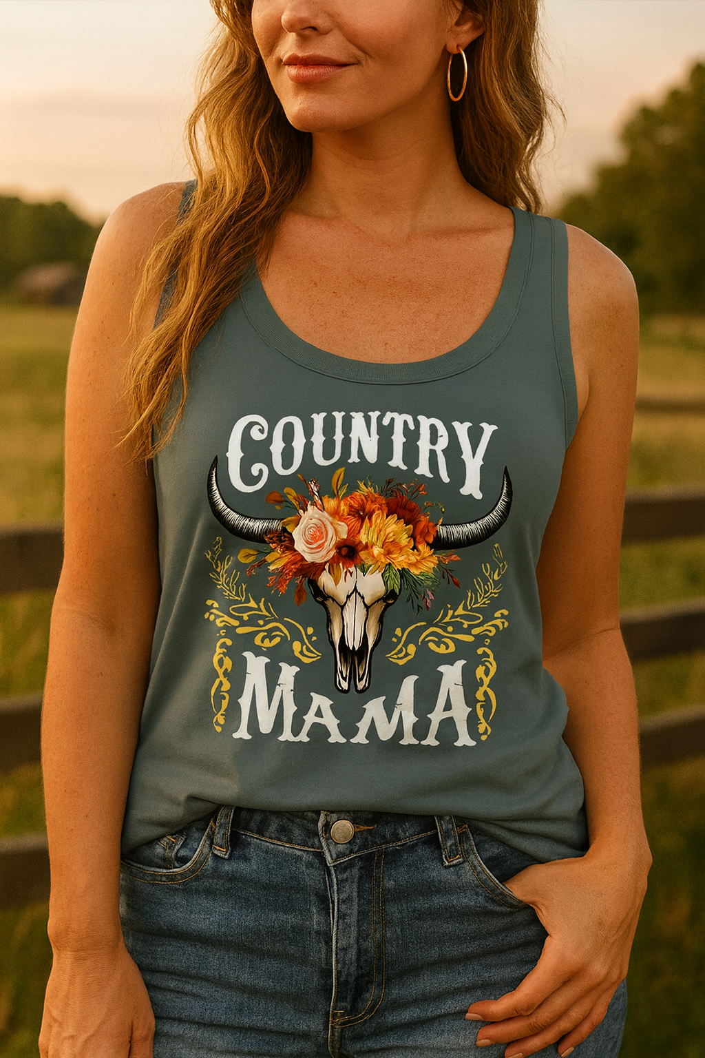 Country Mama Tank Top