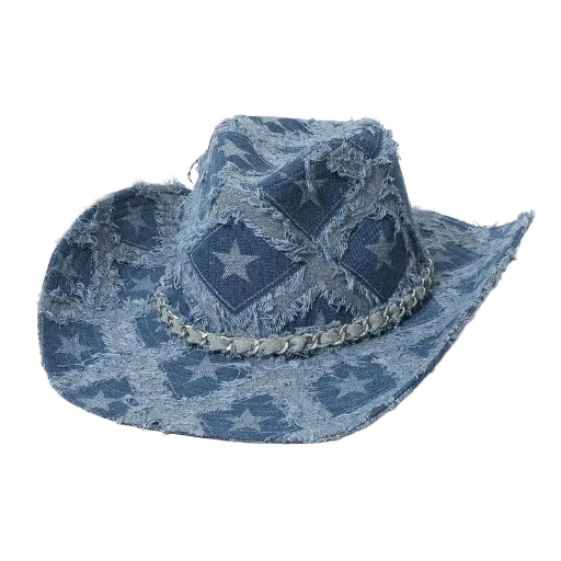 Denim Cowboy Hat