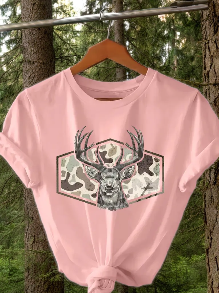 Deer Graphic T-Shirt