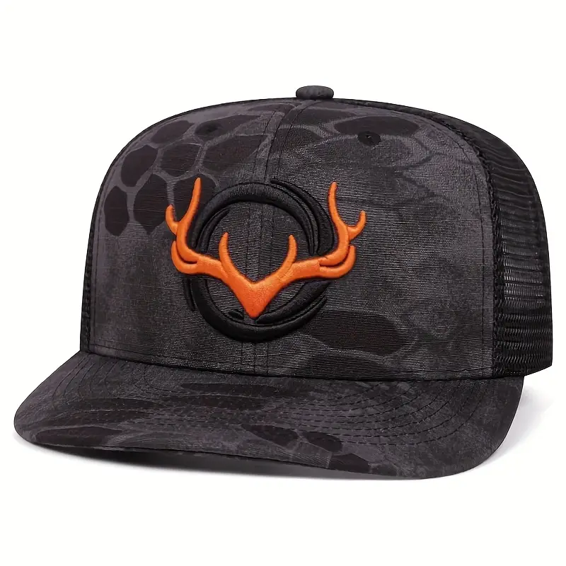 Camouflage Mesh Snapback Hat
