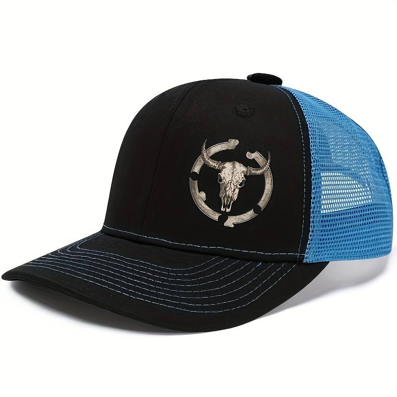Western Steer Skull Trucker Hat