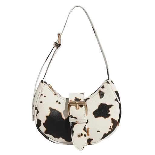 Cow Print Shoulder Bag