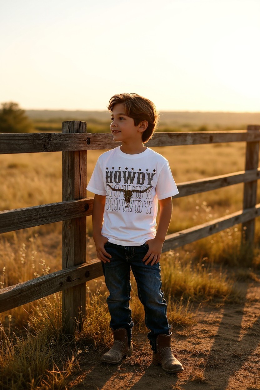 Howdy Graphic Kids T-Shirt