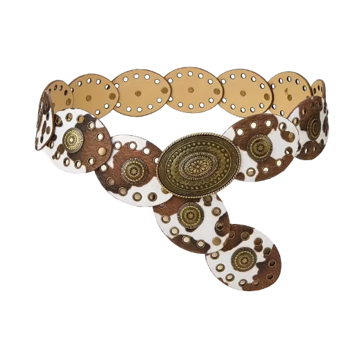 Ladies Bohemian Animal Print Belt