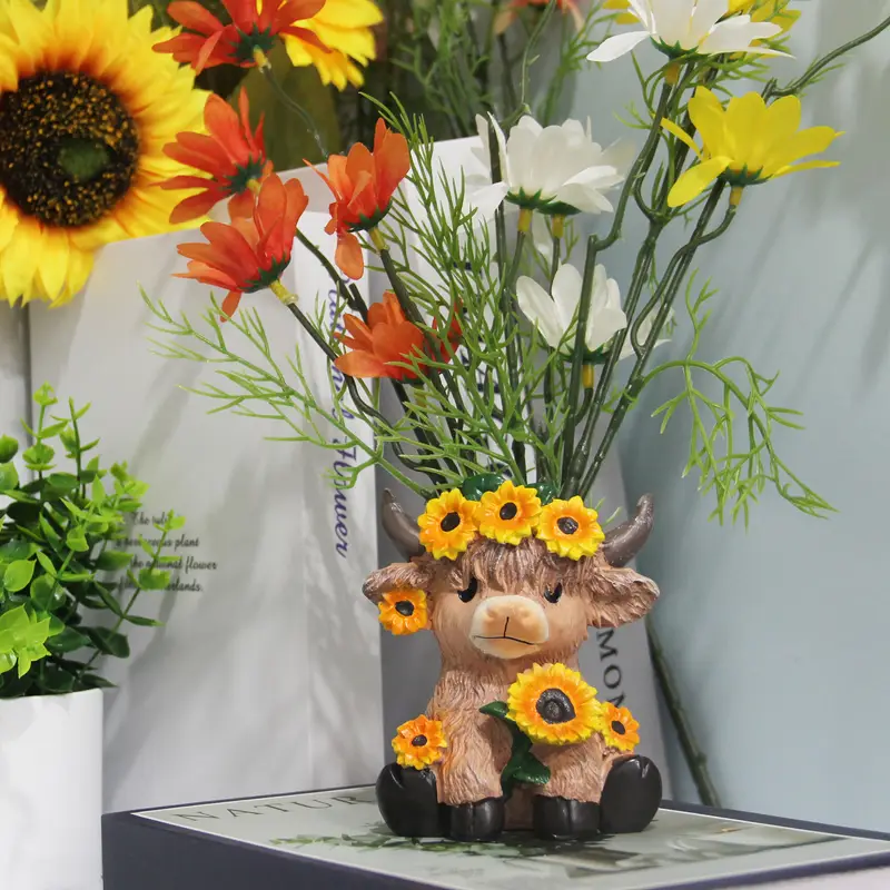 Cute Cow Flower Pot