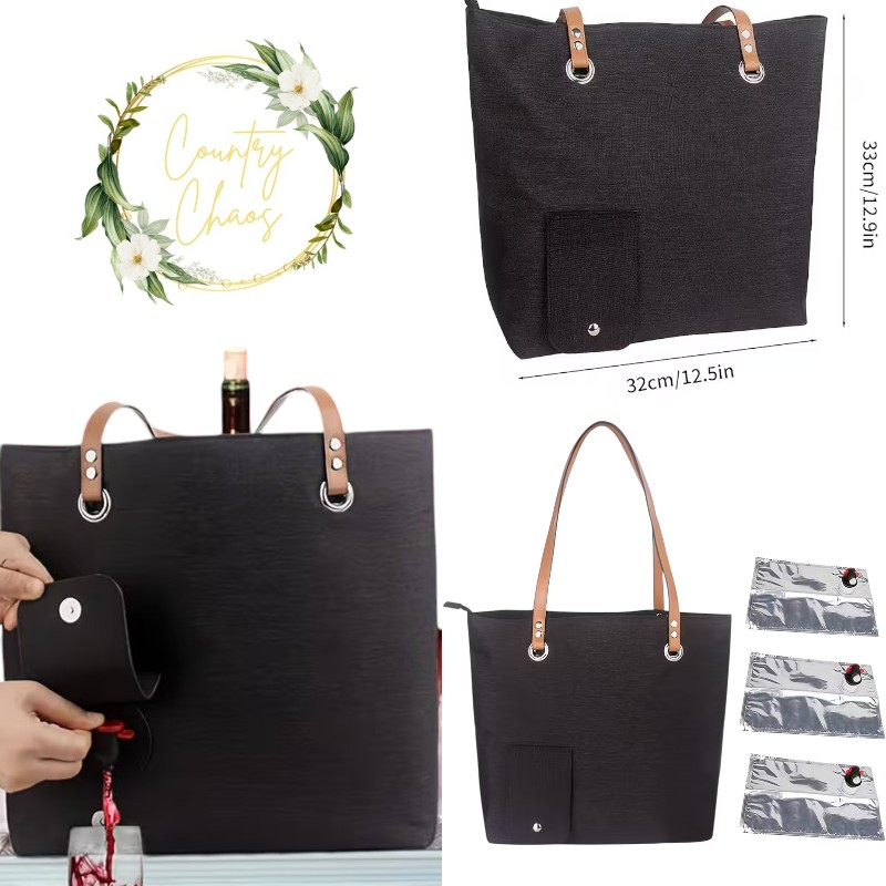 Wine Purse Tote Bag