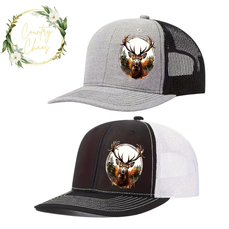 Deer Buck Trucker Hat