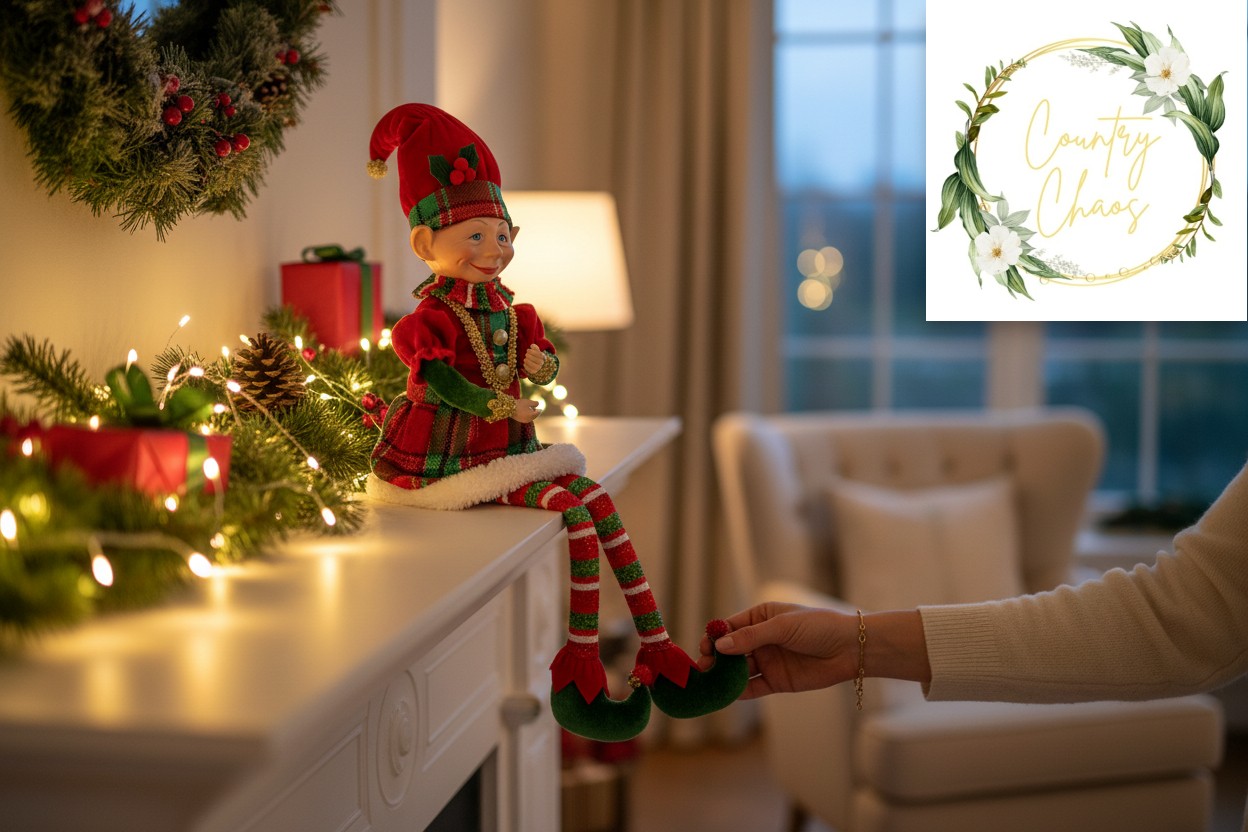 Festive Christmas Elf Doll