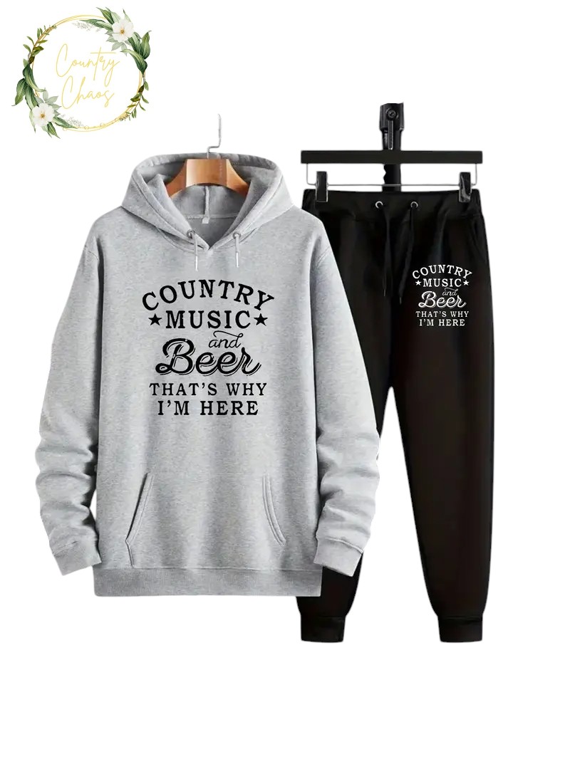 Mens Country Music & Beer Tracksuit 