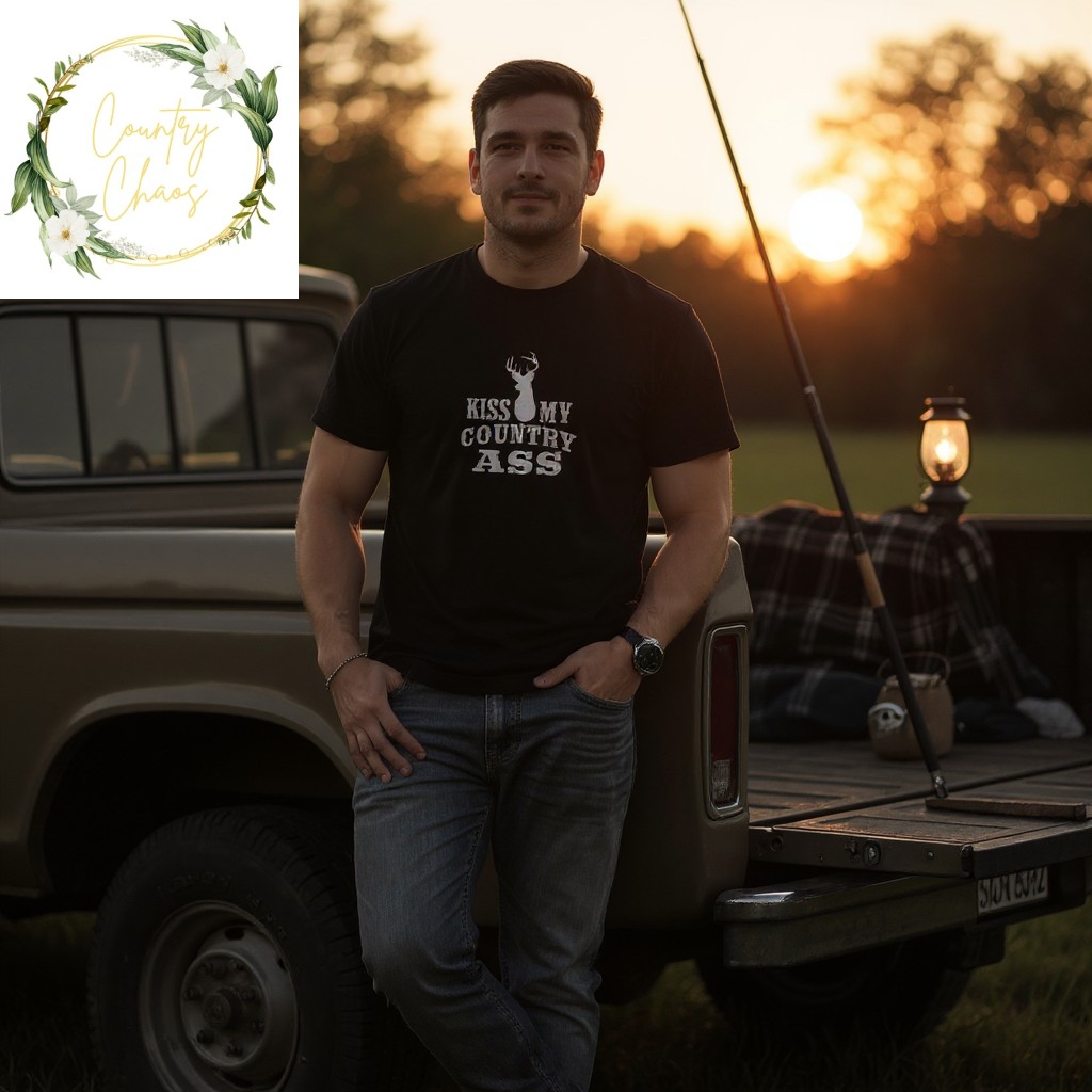 Mens Country Graphic T-Shirt
