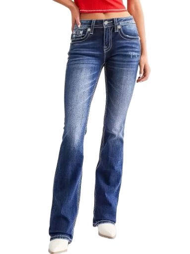 Women's Bootcut Embroidered Jeans