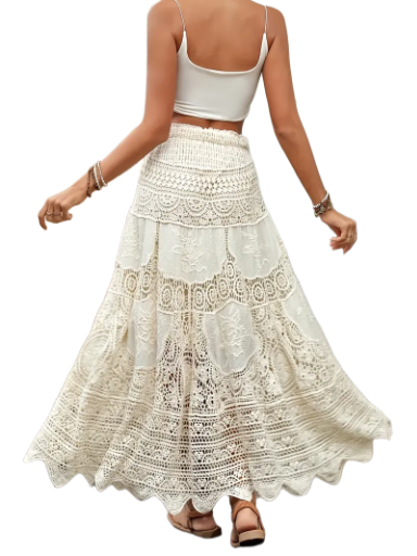 Bohemian Gypsy  Maxi Skirt