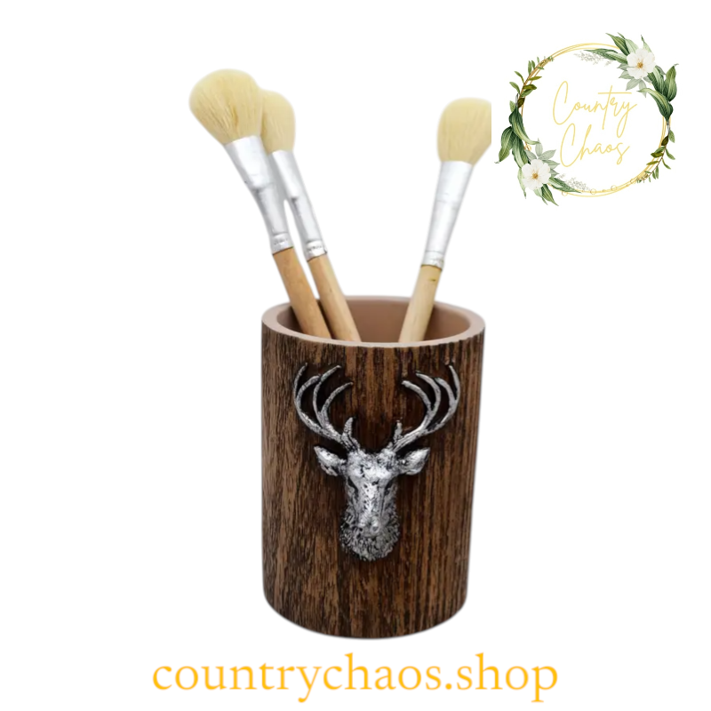 Rustic Deer Head Organiser 