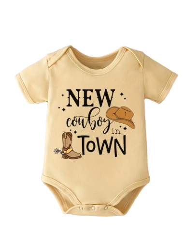 New Cowboy in Town Onesie