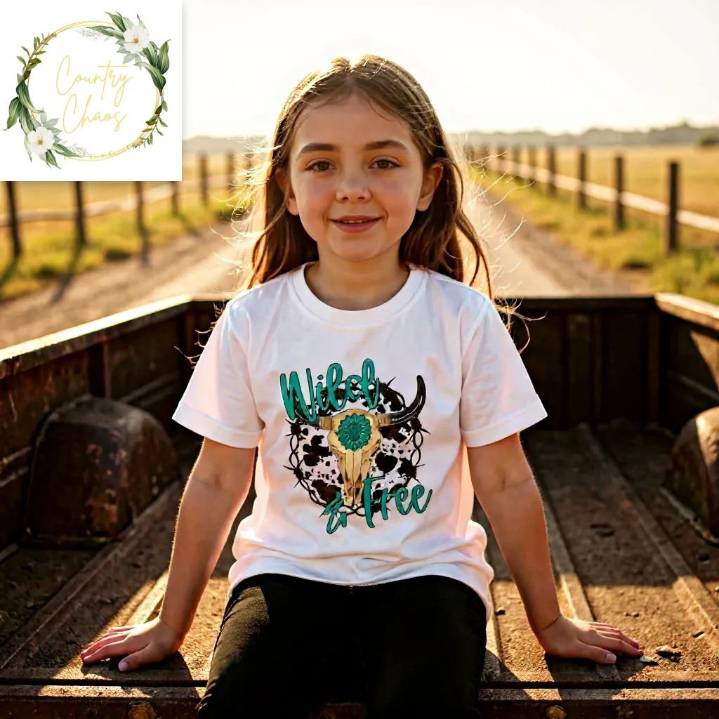 Wild & Free Girls T-shirt