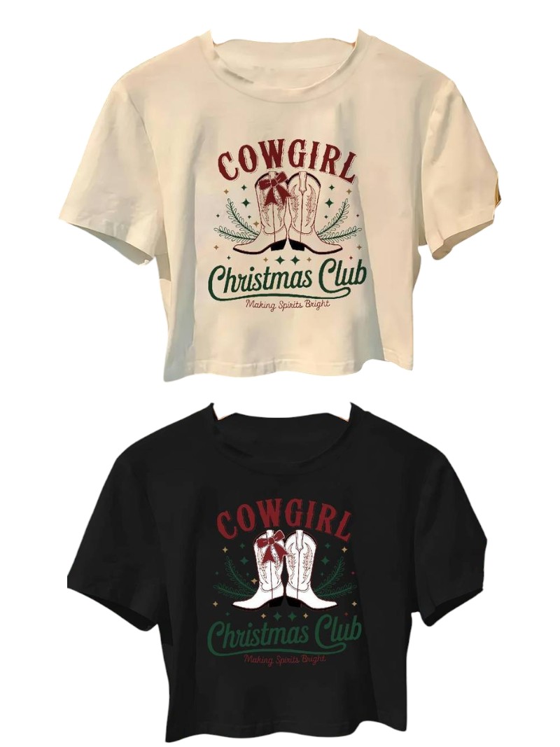 Cowgirl Christmas Club T-Shirts