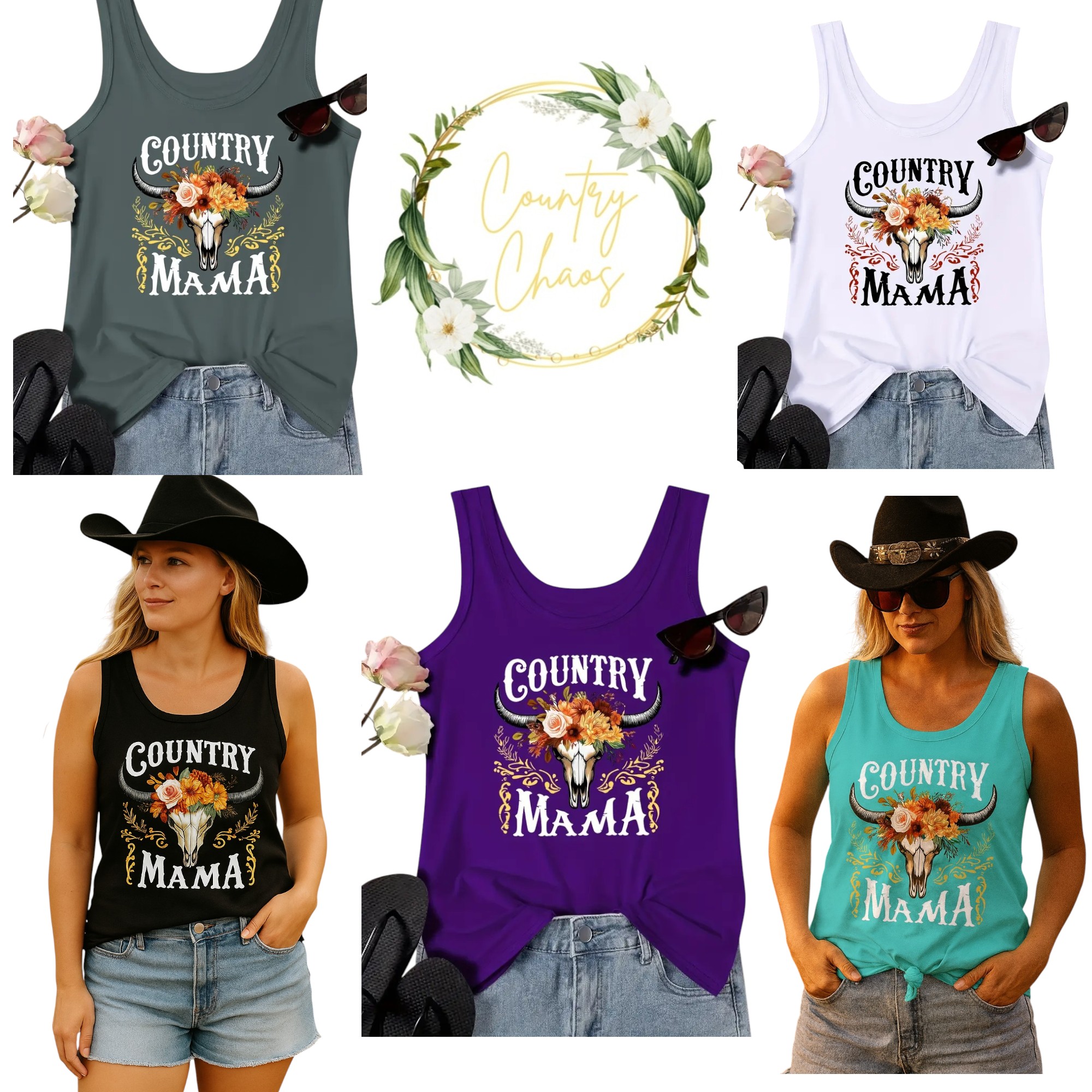 Country Mama Tank Top