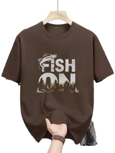 Fish On Graphic T-Shirt