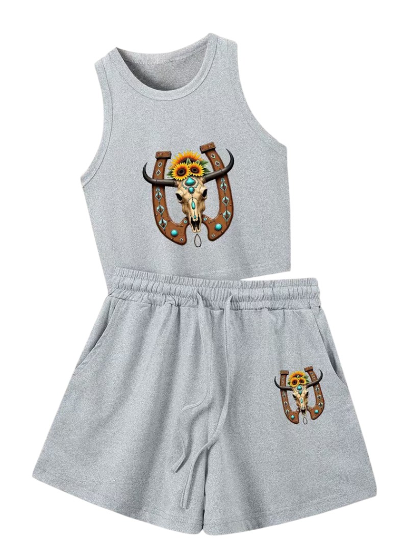 Women's Casual Two-Piece Shorts Set